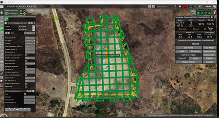 Double Grid Drone Survey plan done by UgCS Image